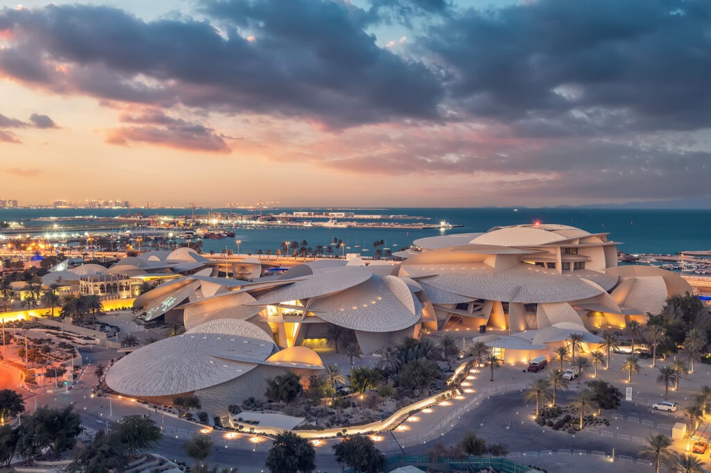 Qatar National museum Aerial View
